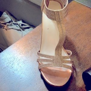 Wedding heels never worn brand new have both shoes